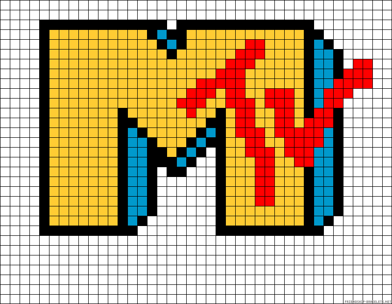Схема фенечки mTV