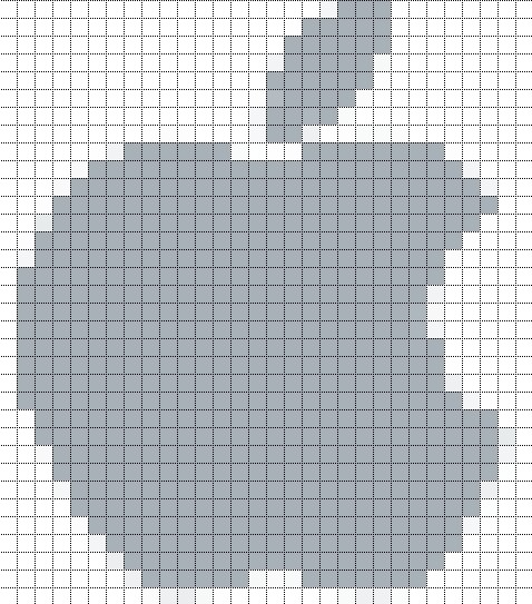 Схема фенечки Apple