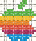 Схема фенечки Apple